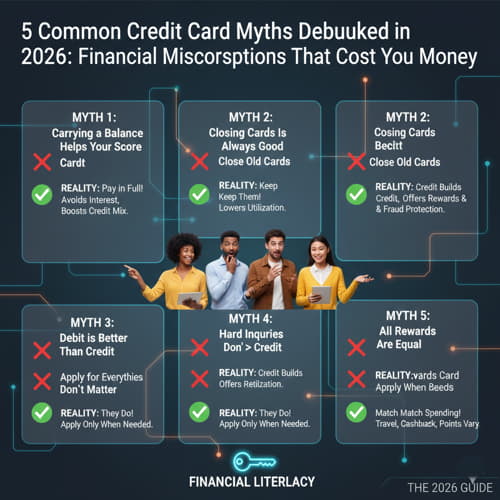 5 Common Credit Card Myths Debunked in 2026: Financial Misconceptions That Cost You Money