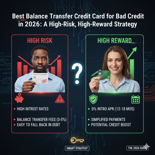 Best Balance Transfer Credit Card for Bad Credit in 2026: A High-Risk, High-Reward Strategy