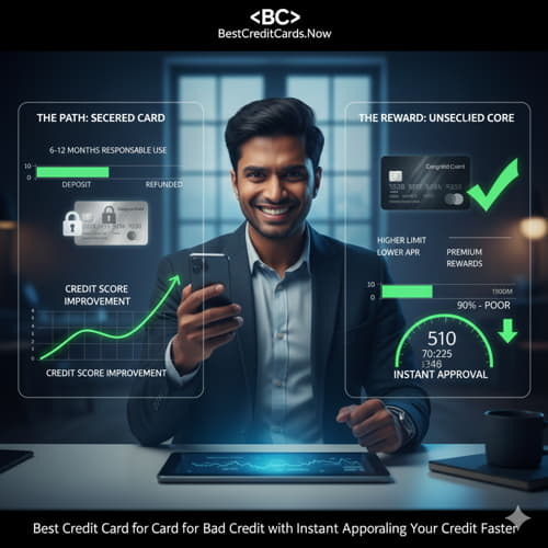 Best Credit Card for Bad Credit with Instant Approval in 2026: Rebuilding Your Credit Faster