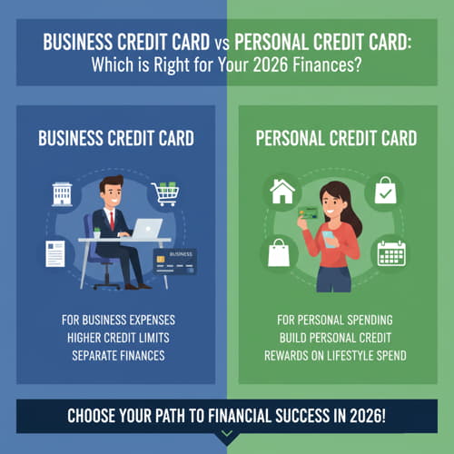 Business Credit Card vs Personal Credit Card: Which is Right for Your 2026 Finances?