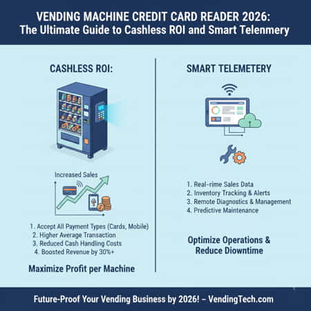 Vending Machine Credit Card Reader 2026: The Ultimate Guide to Cashless ROI and Smart Telemetry